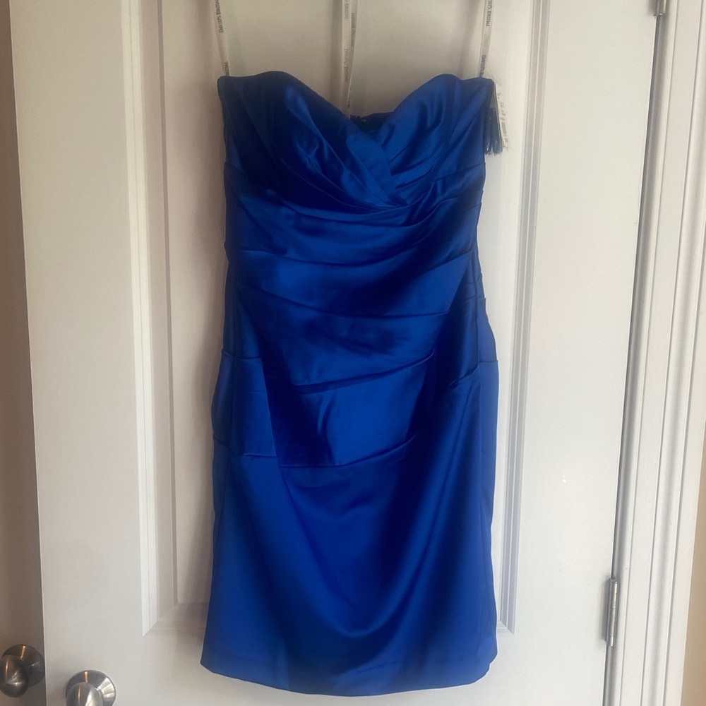DAVID’s BRIDAL Short Blue Dress
Size 6 - Picture 2 of 10